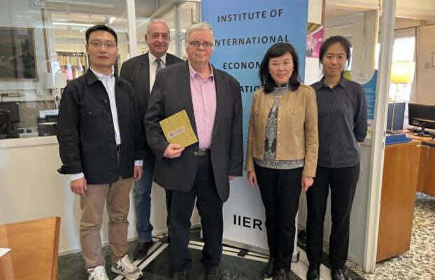 Αντιπροσωπεία του Ινστιτούτου Ευρωπαϊκών Σπουδών της Κινεζικής Ακαδημίας Επιστημών επισκέφθηκε το Ινστιτούτο Διεθνών Οικονομικών Σχέσεων