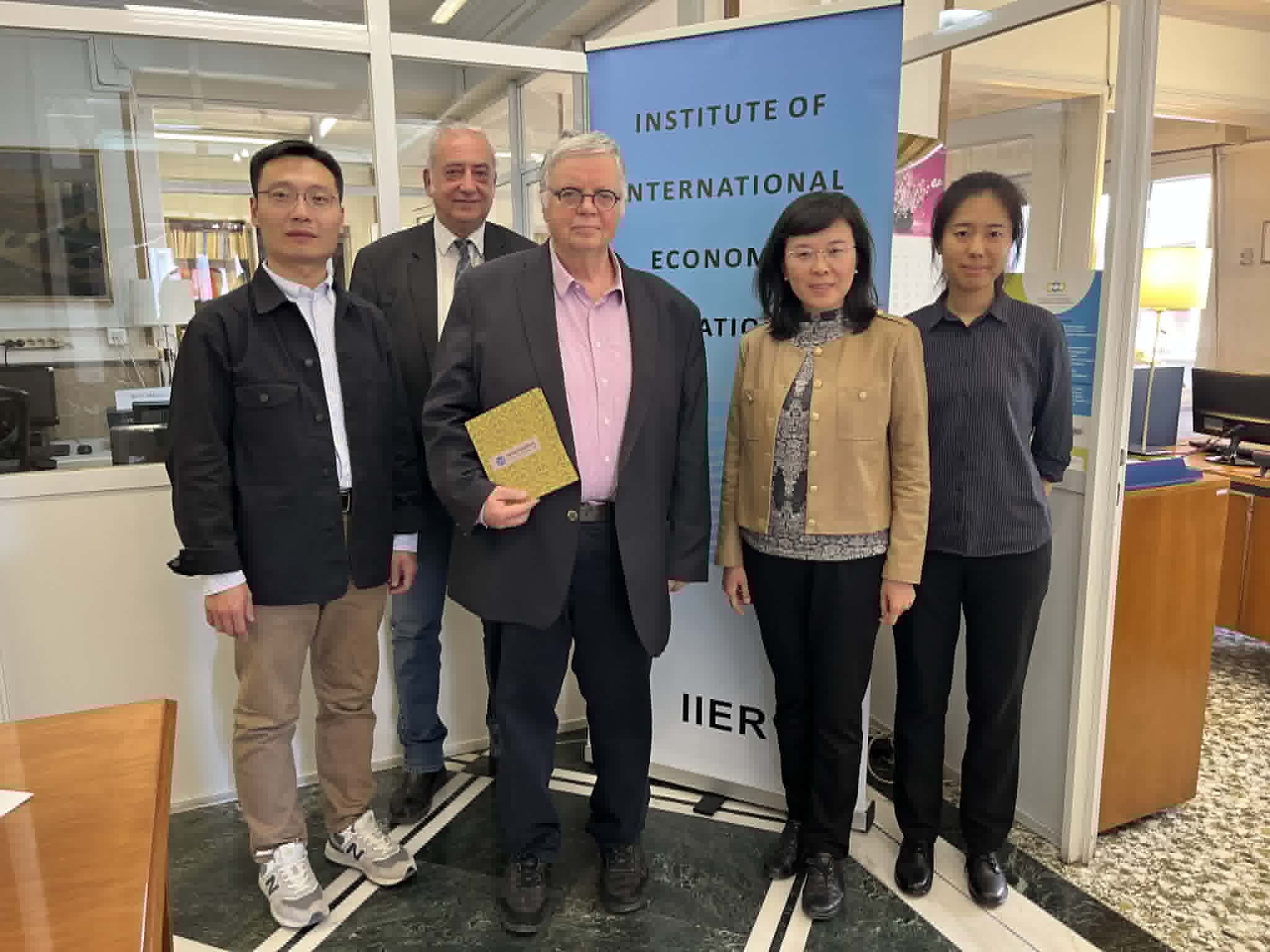 Αντιπροσωπεία του Ινστιτούτου Ευρωπαϊκών Σπουδών της Κινεζικής Ακαδημίας Επιστημών επισκέφθηκε το Ινστιτούτο Διεθνών Οικονομικών Σχέσεων